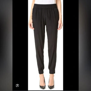 Size XS Emerson Thorpe gray silk joggers gray with minimal wear